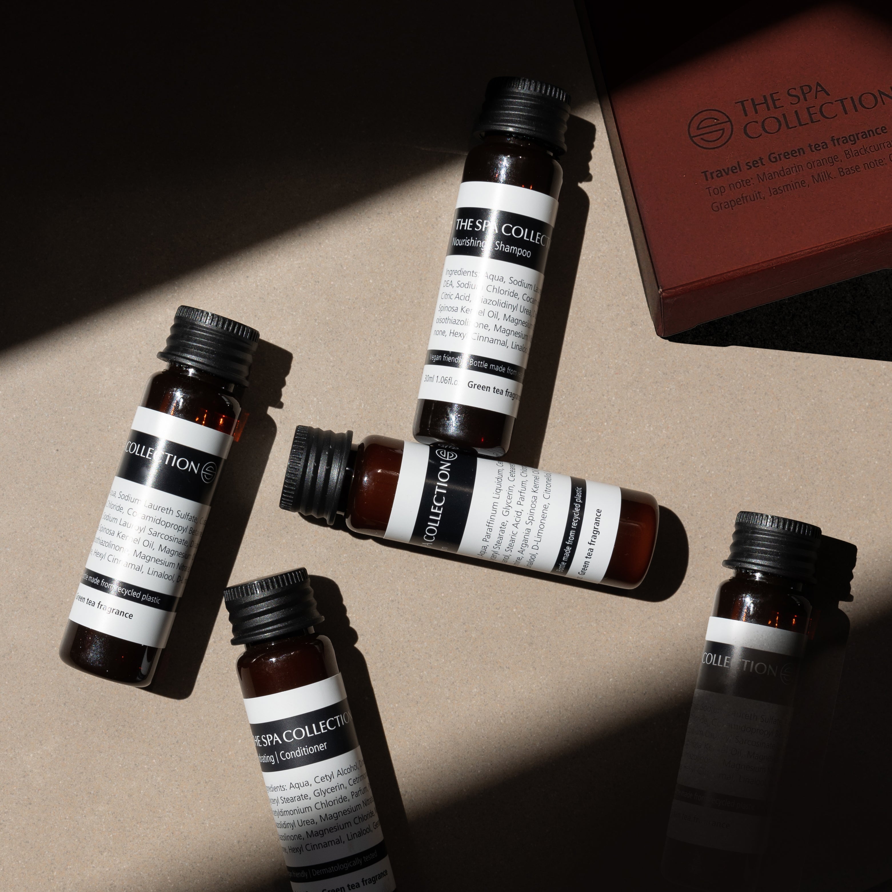 Kit de voyage / de bienvenue - 5 x 30 ml - Green Tea
