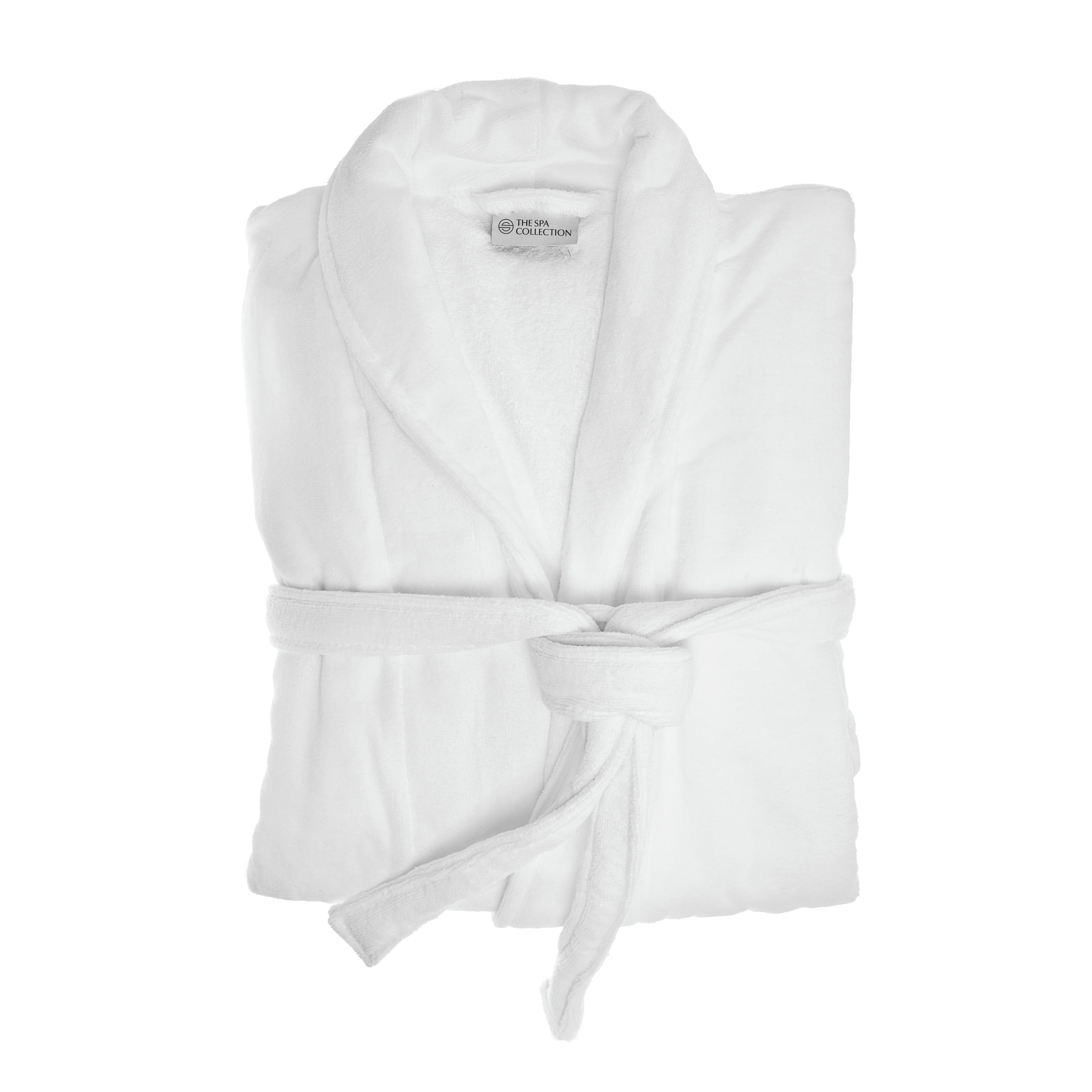 Peignoir blanc XL - 100 % velours