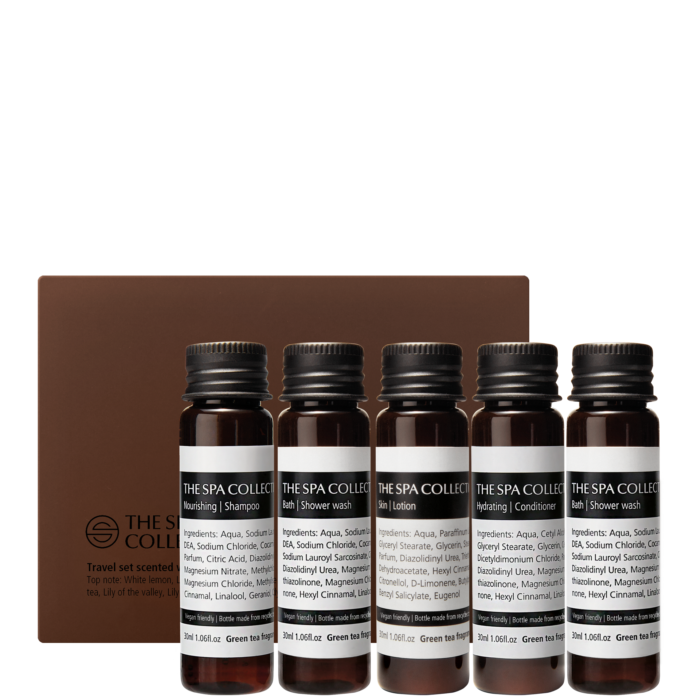 Kit de voyage / de bienvenue - 5 x 30 ml - Green Tea